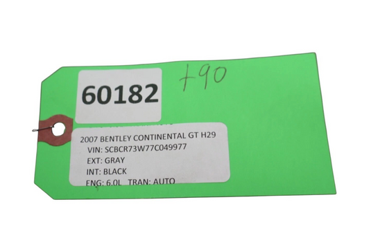 06-12 Bentley Continental GT Dash Right Side Knee Bolster Trim Cover Panel Oem