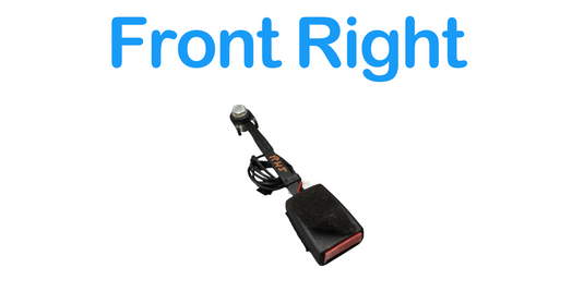 03-13 Maserati Quattroporte M139 Front Right Side Seat Belt Buckle 33057062 Oem