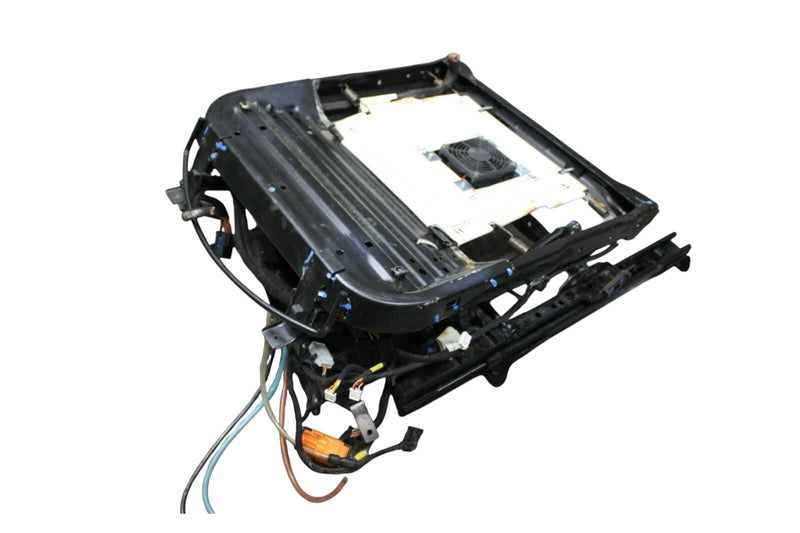 Load image into Gallery viewer, 03-13 Maserati Quattroporte Front Left Lower Bottom Seat Rail Frame Black OEM
