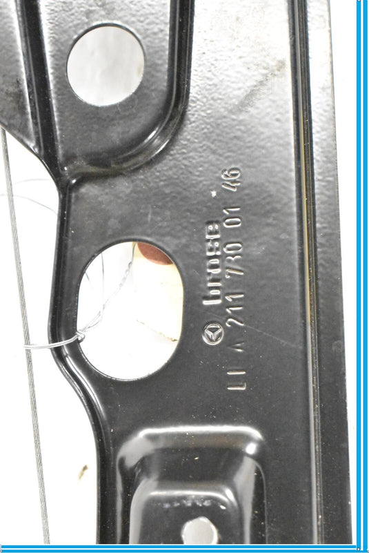 03-09 Mercedes W211 E350 Rear Left Driver Side Door Window Regulator W/O Motor