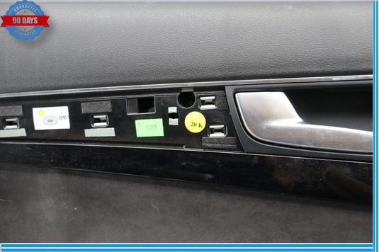 11-18 Audi A8 A8L Quattro Rear Left Driver Side Interior Door Panel Oem