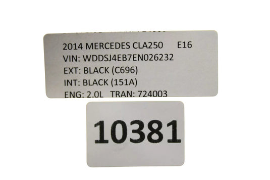 14-19 Mercedes CLA250 Rear Trunk Lid Deck Shell Panel Cover Black 1177500075 OEM