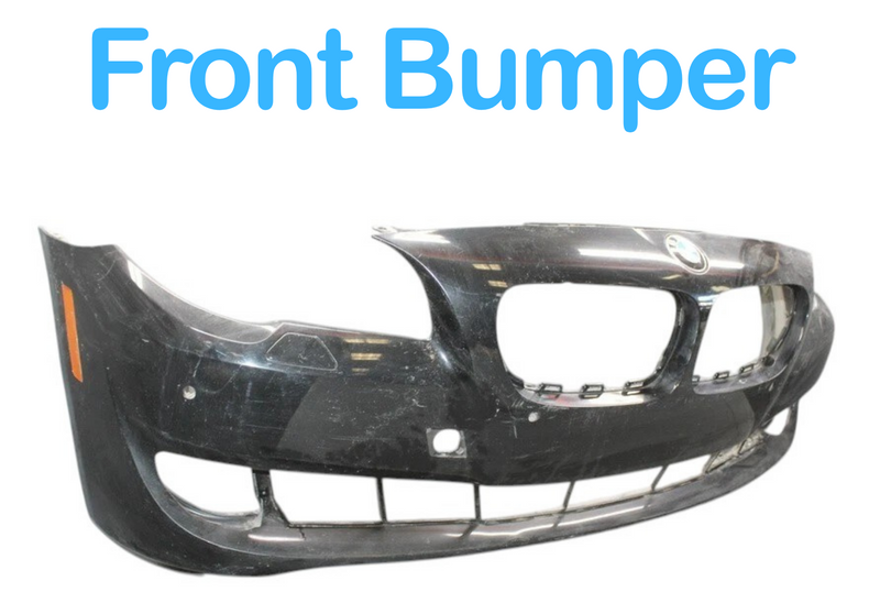 Load image into Gallery viewer, 11-13 BMW 528i 535i  550i xDrive Front Bumper Cover Panel Assembly Black OEM
