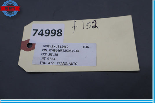 07-12 Lexus LS460 Rear Left Driver Side Door Sill Scuff Plate Panel Trim Oem