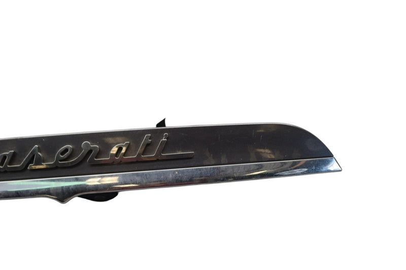 Load image into Gallery viewer, 14-17 Maserati Ghibli S Rear Trunk License Plate Light Cover Trim W/ Camera Oem

