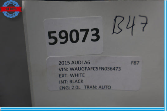 12-18 Audi A6 Front Left Driver Side Seat Adjust Control Switch Oem