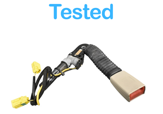 03-06 Bentley Continental GT Coupe Front Right Side Seat Belt Buckle Black OEM