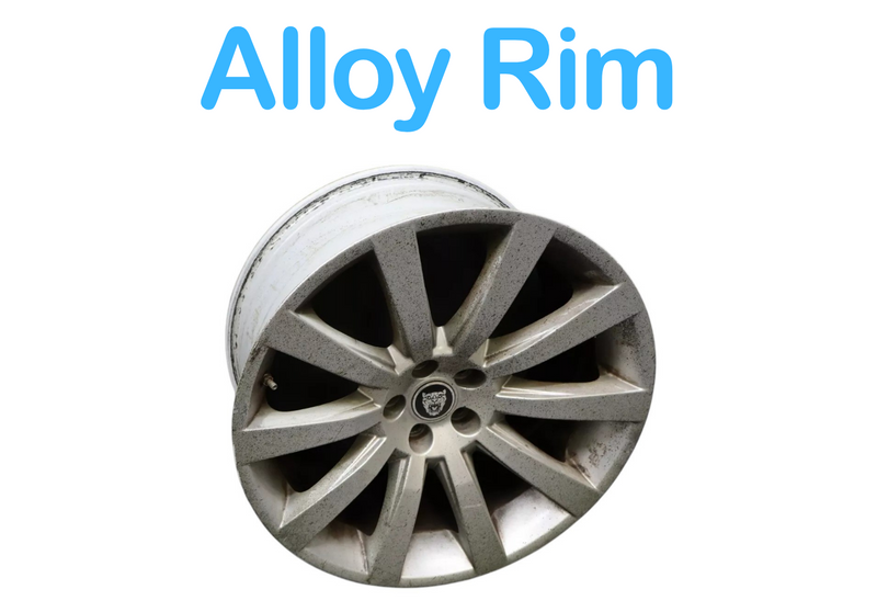Load image into Gallery viewer, 07-09 Jaguar XK KKR Rear Alloy Wheel Rim 9.5"X19CHX31 Silver 6w83-1007-08 OEM

