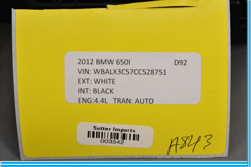 Load image into Gallery viewer, 12-18 BMW F12 640i 650i Front Right Side Seat Switch Panel Support Bracket Oem
