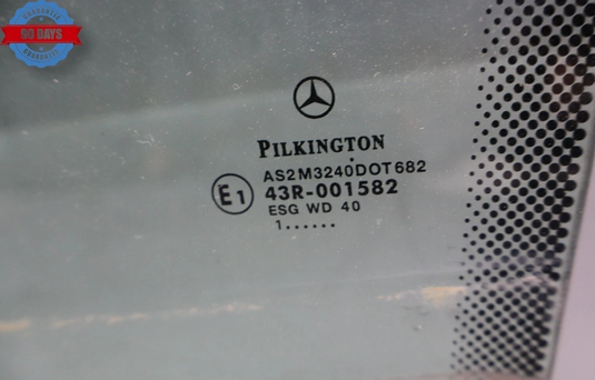 98-03 Mercedes W210 E320 CLK320 Front Left Driver Side Door Window Glass Oem