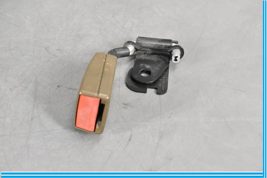 04-09 Jaguar XJ8 XJR Rear Right Passenger Side Seat Belt Buckle Tan Oem