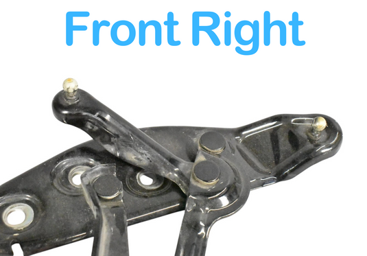 04-13 Bentley Continental GT GTC Front Right Side Hood Hinge 3W0823302B Oem
