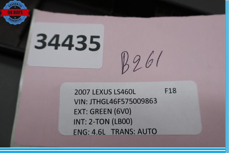 Load image into Gallery viewer, 07-09 Lexus LS460 LS460L Rear Right Passenger Door Garnish Frame Oem
