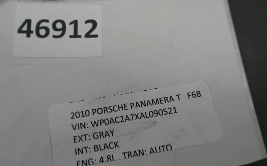 10-16 Porsche Panamera 970 Power Steering Rack & Pinion Assembly 97034700513 Oem