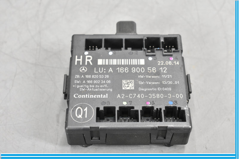 Load image into Gallery viewer, 13-16 Mercedes GL450 X166 Rear Right Passenger Side Door Control Module ECU Oem
