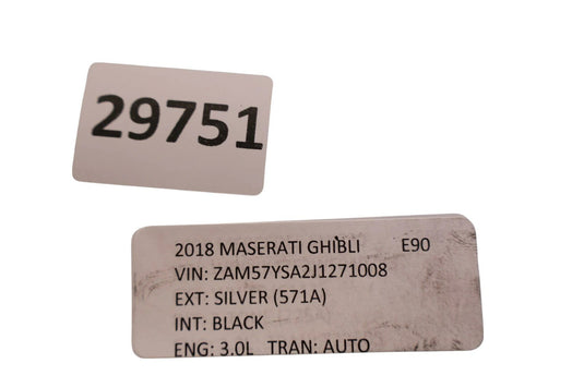 14-17 Maserati Ghibli Rear Right Side Spindle Knuckle Bearing Hub Oem