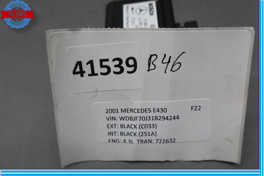 98-03 Mercedes W210 E430 E320 Yaw Acceleration Rate Sensor 0015404517 Oem