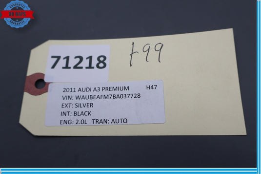 06-13 Audi A3 A3 Quattro Front Left Driver Side Seat Inner Trim Panel Oem