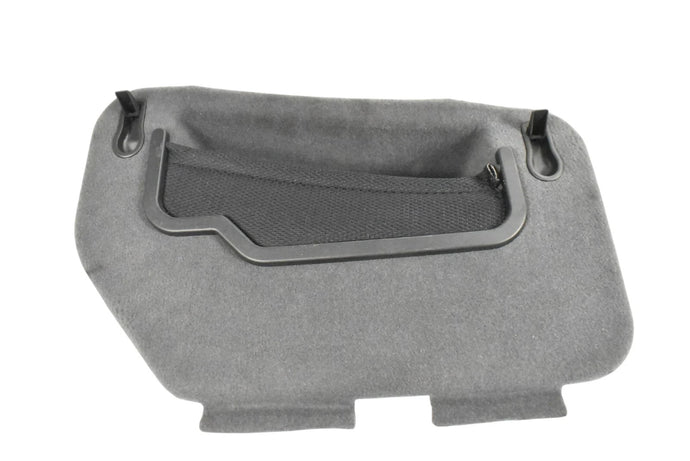 04-13 Maserati Quattroporte Rear Right Trunk Access Carpet Cover Trim Black OEM