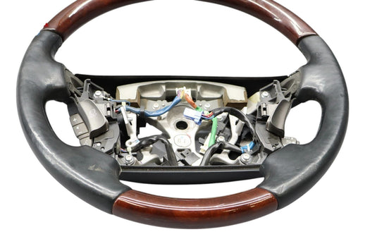 07-12 Lexus LS460 LS460L Steering Wheel Cruise Woodgrain Leather 4510050250 Oem