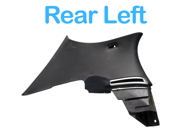 Load image into Gallery viewer, 06-13 Bentley Continental Flying Spur Rear Left C-Pillar Cover Trim Black Oem
