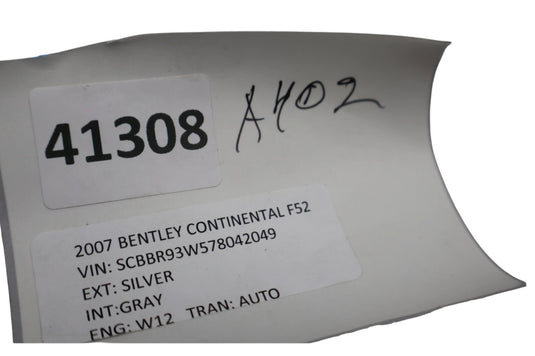 03-12 Bentley Continental GTC GT Front Left Door Lock Soft Actuator Motor Oem