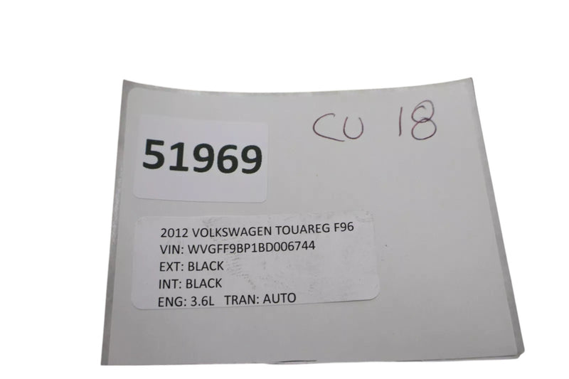Load image into Gallery viewer, 11-17 Volkswagen VW Touareg Rear Right Passenger Side Upper Seat Cushion OEM
