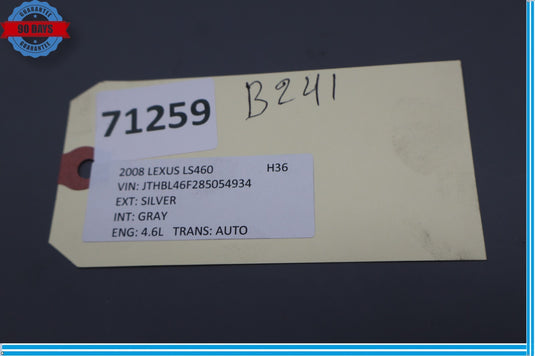 07-12 Lexus LS460 Front Right Side Dash Dashboard Trim Molding Panel Cover Oem