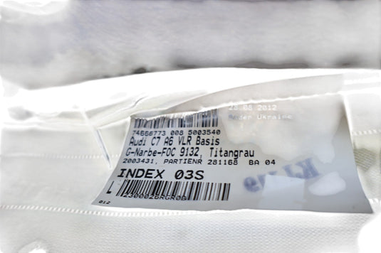 12-18 Audi A6 Front Right Passenger Side Seat Upper Top Cushion Oem