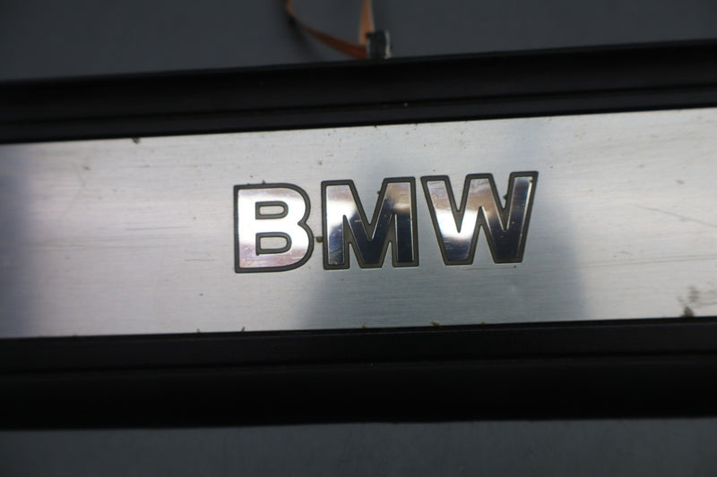 Load image into Gallery viewer, 09-15 BMW 740i 750Li xDrive Front Left Side Door Sill Scuff Plate Cover Trim Oem
