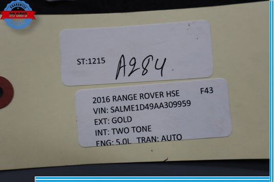 07-12 Land Rover Range Rover Left Side Dashboard Dash Trim Panel Cover Oem