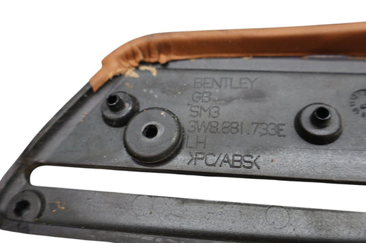 03-12 Bentley Continental GTC GT Front Left Driver Side Seat Leather Trim Oem