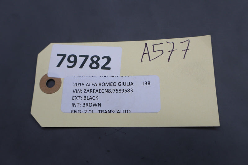 Load image into Gallery viewer, 17-21 Alfa Romeo Giulia 952 Front Left Side Cowl Windshield Trim Cover Brake Oem
