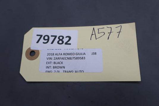 17-21 Alfa Romeo Giulia 952 Front Left Side Cowl Windshield Trim Cover Brake Oem
