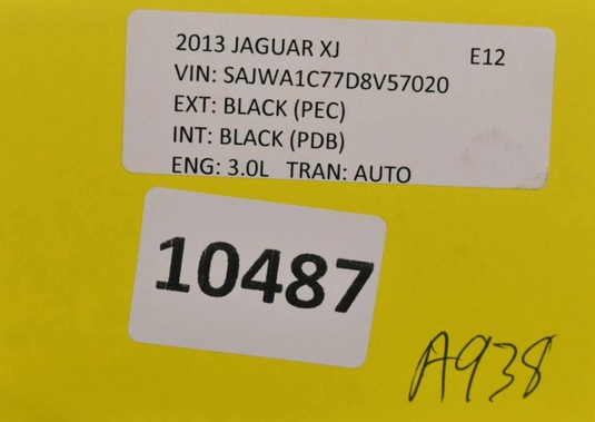 13-19 Jaguar XJ X351 Front Left Door Audio Loud Sound Speaker BJ3218808BB Oem