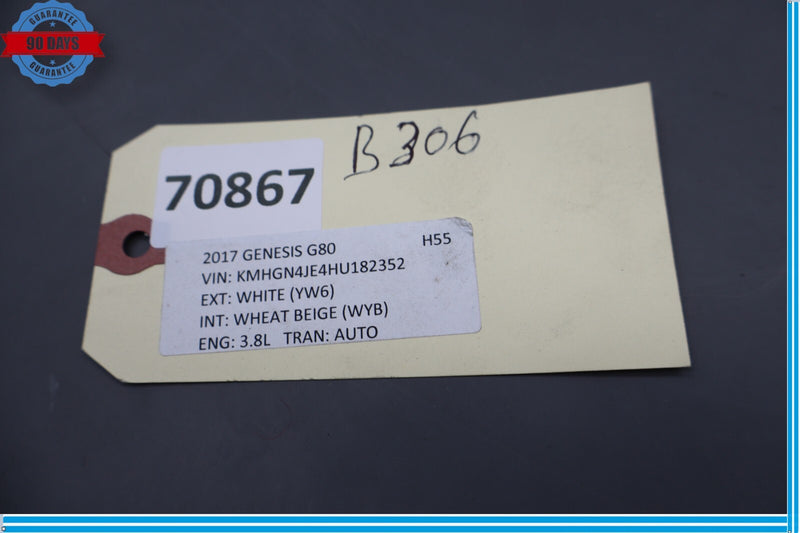 Load image into Gallery viewer, 15-20 Hyundai Genesis Rear Left Driver Door Sill Scuff Cover Panel Trim Oem
