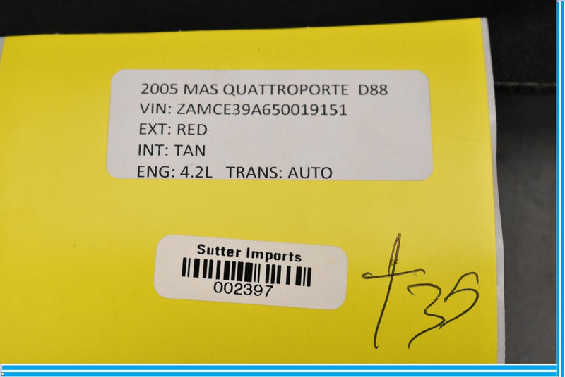 Load image into Gallery viewer, 03-12 Maserati Quattroporte Left Driver Side Center Console Trim Cover Oem
