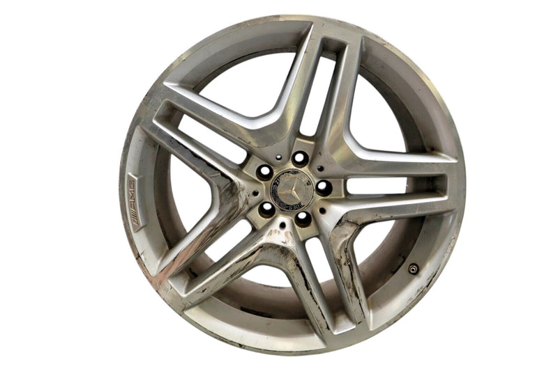 Load image into Gallery viewer, 13-14 Mercedes X166 GL450 R21 Front Wheel Alloy Rim Silver 10Jx21H2 21'' Oem
