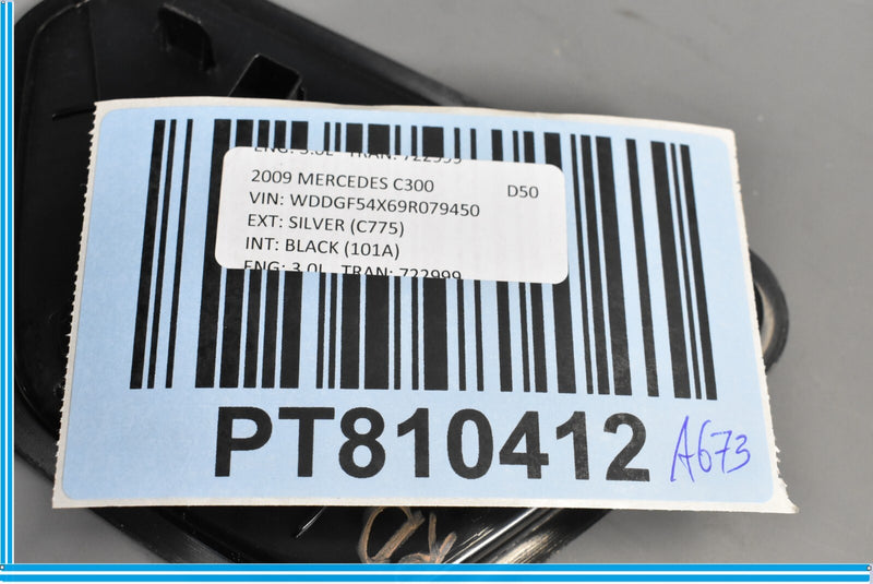 Load image into Gallery viewer, 08-14 Mercedes C300 C350 W204 Front Right Seat Lumbar Support Cover Black Oem
