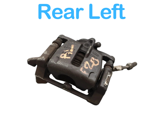 08-14 Audi A4 Quattro Rear Left Driver Side Brake Caliper W/ Hose OEM