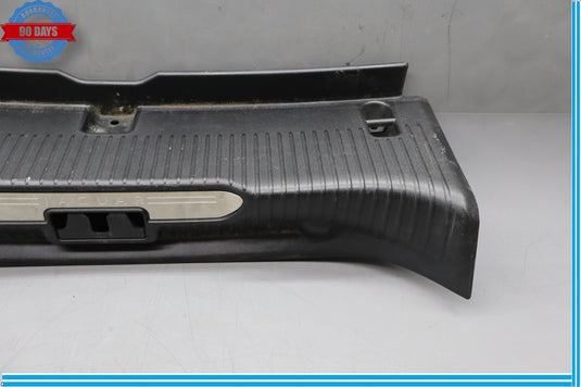 10-15 Jaguar XJ XJL X351 Rear Trunk Boot Scuff Panel Cover Trim w/ Molding Oem