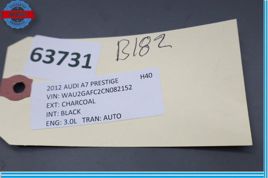 12-18 Audi A7 A7 Quattro Rear Left Outer Trunk Pull Rod Cover Boot Trim Oem