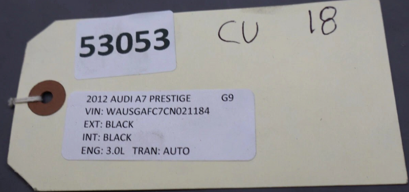 Load image into Gallery viewer, 12-18 Audi A7 Quattro Rear Second Row Right Seat Upper Backrest Cushion Oem
