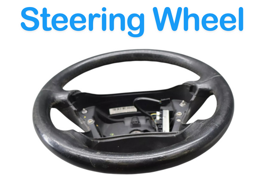 03-09 Mercedes CLK320 CLK500 W209 Steering Wheel Wood Black A2304600603 Oem