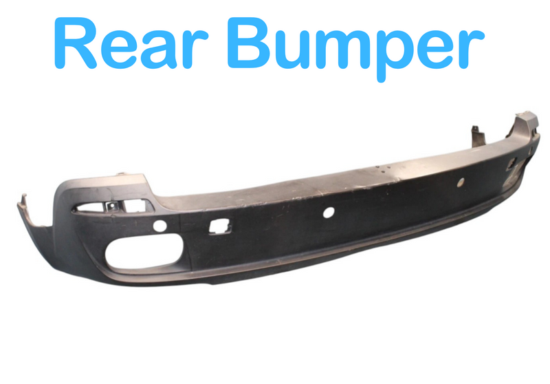 Load image into Gallery viewer, 07-10 BMW E70 X5 Rear Bumper Cover Panel Assembly Black 51127158438 Oem
