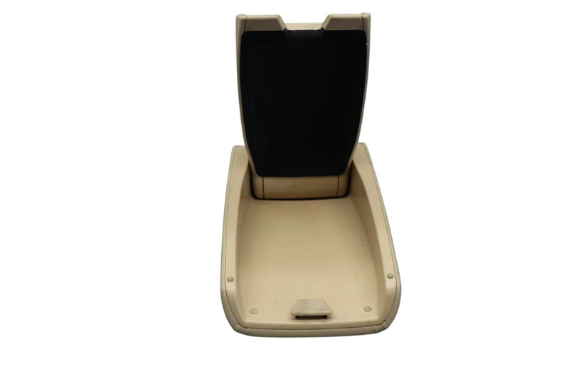 Load image into Gallery viewer, 12-18 Audi A7 Center Console Armrest Arm Rest Pad Cover Leather Beige OEM
