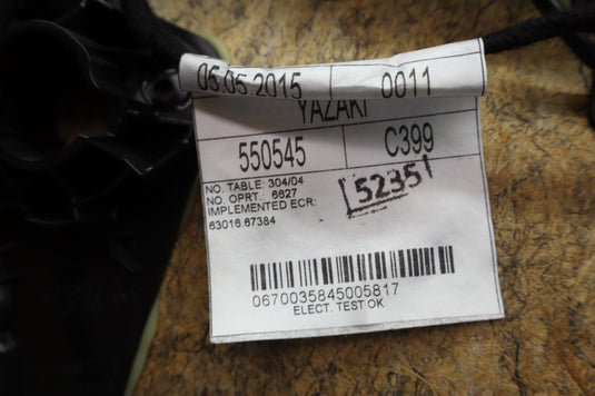 14-22 Maserati Ghibli S Front Left Driver Side Interior Door Panel Cover Oem