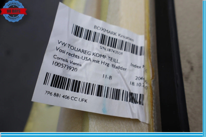 Load image into Gallery viewer, 11-17 Volkswagen Touareg Front Right Passenger Side Lower Seat Cushion Oem
