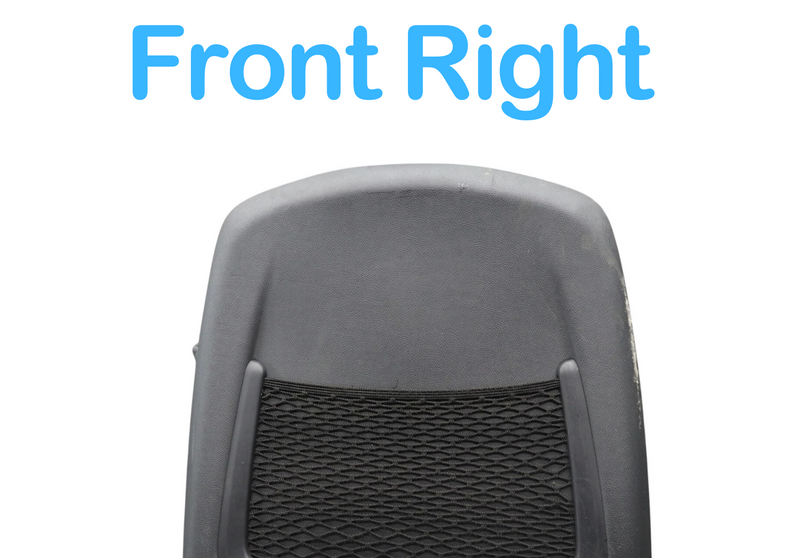 Load image into Gallery viewer, 14-21 Maserati Ghibli Front Right Passenger Side Seat Back Trim Cover Black Oem
