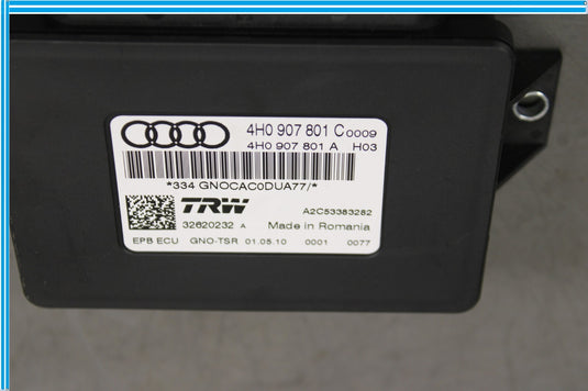 11-18 Audi A8 Quattro Parking Brake Control Module Unit EPB ECU Oem